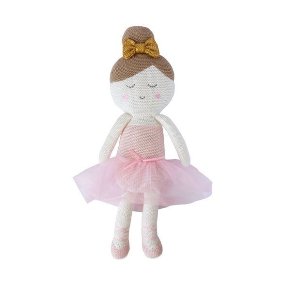 Living Textiles Baby Knit Plush Toy - Emma Ballerina | Target