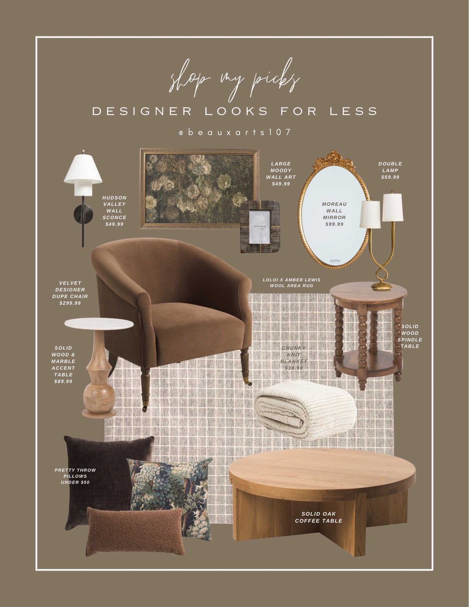 Get the high end designer looks for less with these beautiful home furniture and decor deals!

#LTKHome #LTKSaleAlert