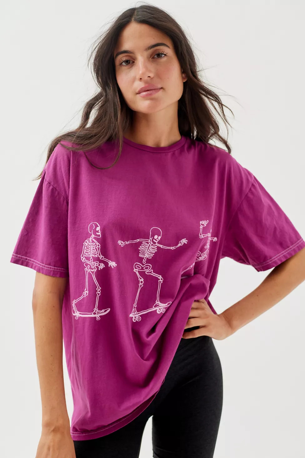 Project Social T Skeleton T-Shirt Dress | Urban Outfitters (US and RoW)