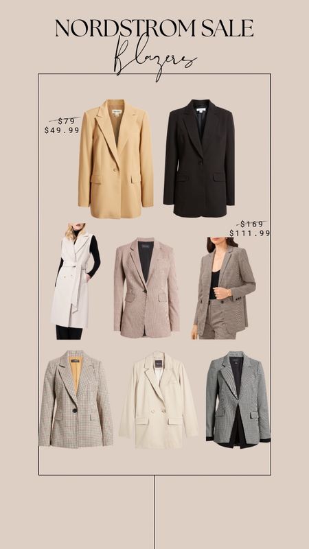 Nordstrom anniversary sale top selects! Blazers