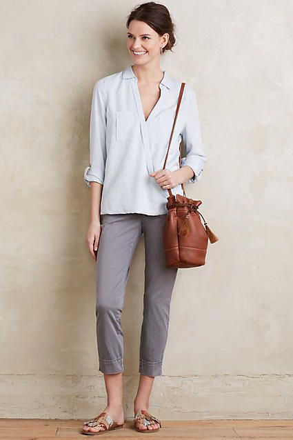 High-Low Surplice Blouse | Anthropologie (US)