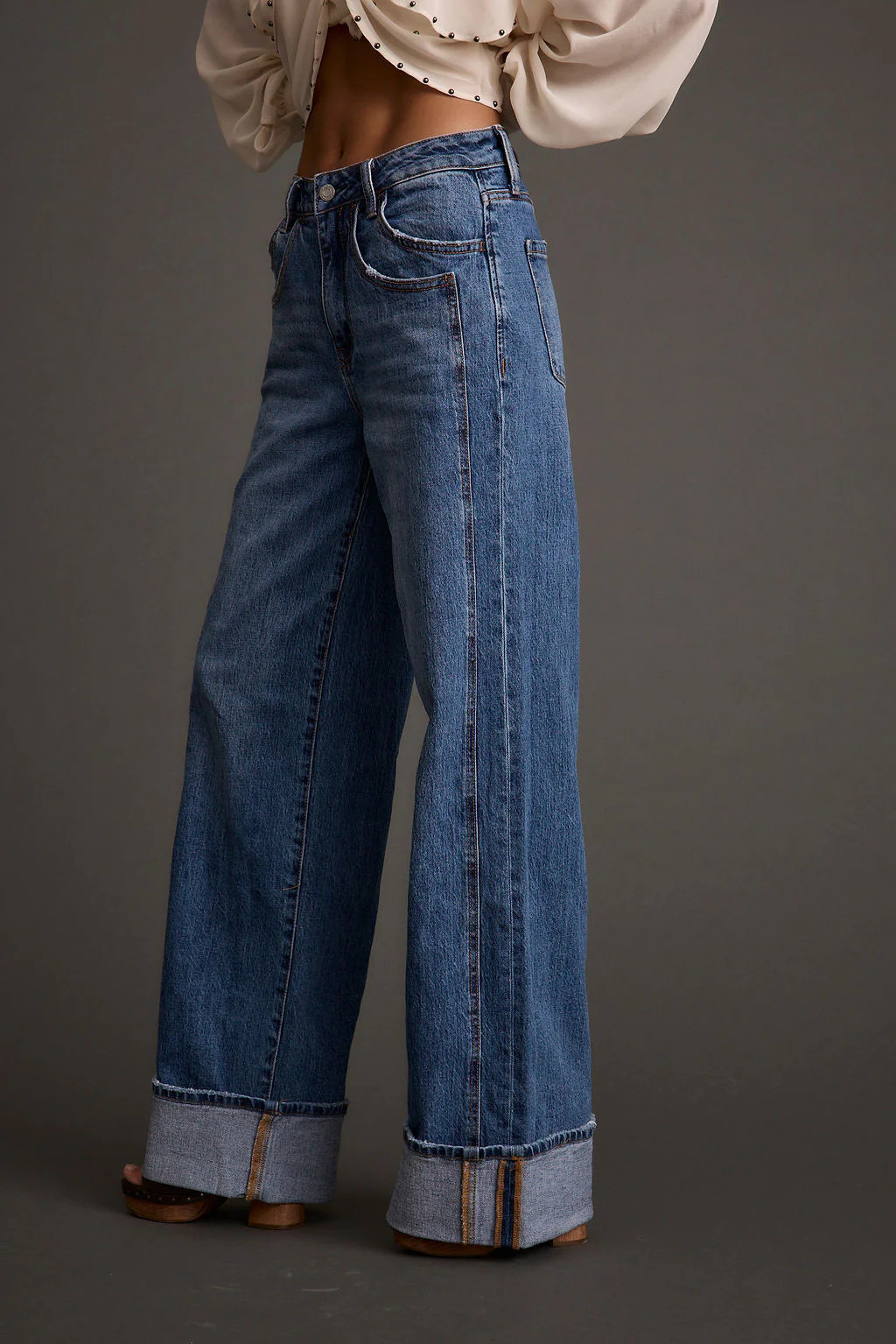 Presley Cuffed Straight Leg Denim | 12th Tribe