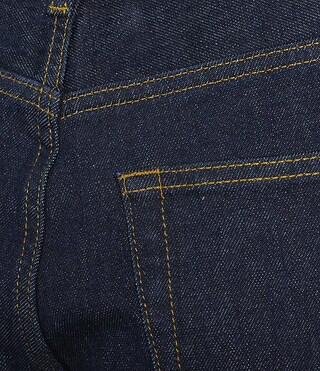 Edie Suede Patch Straight Leg Denim Jeans | Dillard's