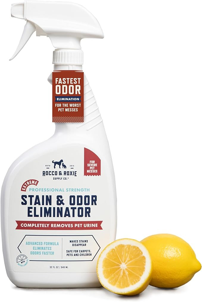 Rocco & Roxie Extreme Stain & Odor Eliminator for Strong Odor, Pet Urine Enzyme Cleaner Destroyer... | Amazon (US)