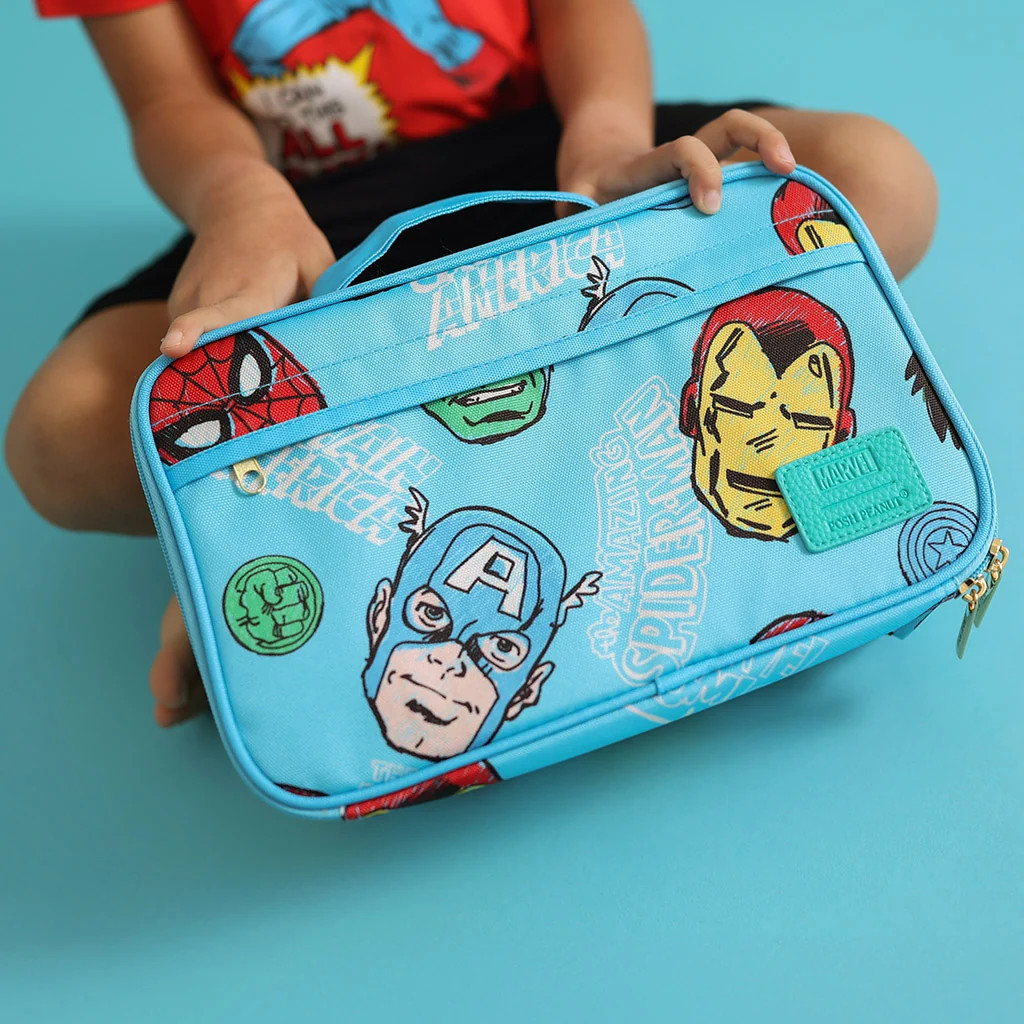 Avengers Blue Toddler Lunch Box | Marvel Heroes | Posh Peanut