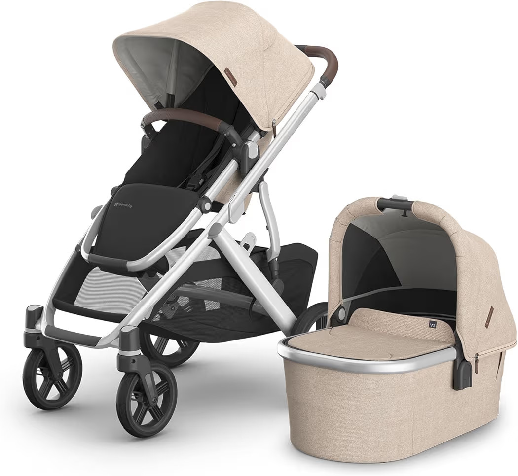 UPPAbaby Vista V3 Stroller + Bassinet V3 - Convertible Single-to-Double Stroller System- Bassinet... | Amazon (US)