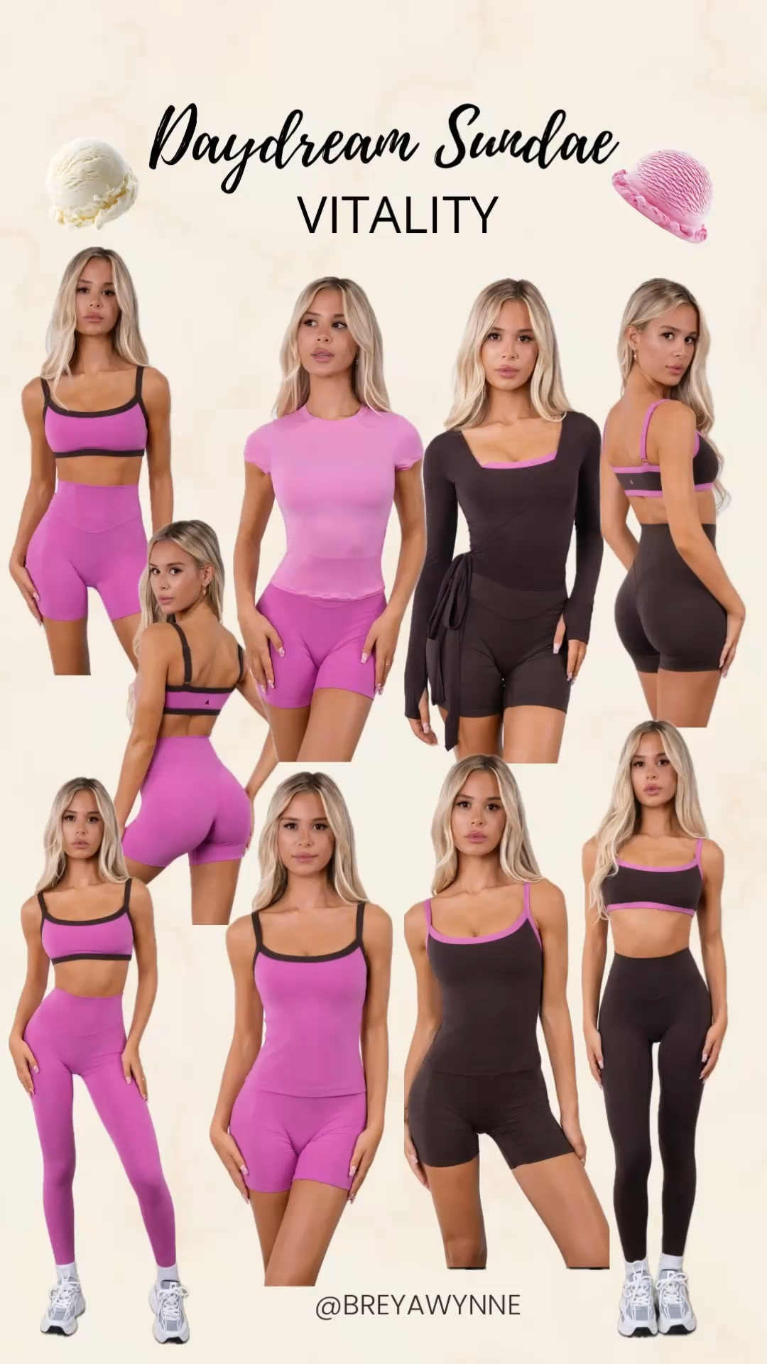 Daydream Sundae Vitality Launch 🍦🩷🤎
Vanilla, Berry, Chocolate you summer sweet treat the flavors so delicious butter soft, stretchy full of sweetness!! This collection designed in comfort for all kinds of sweets!! @shopvitality 