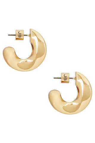 Jenny Bird Chunky Doune Hoop Earrings in Gold from Revolve.com | Revolve Clothing (Global)