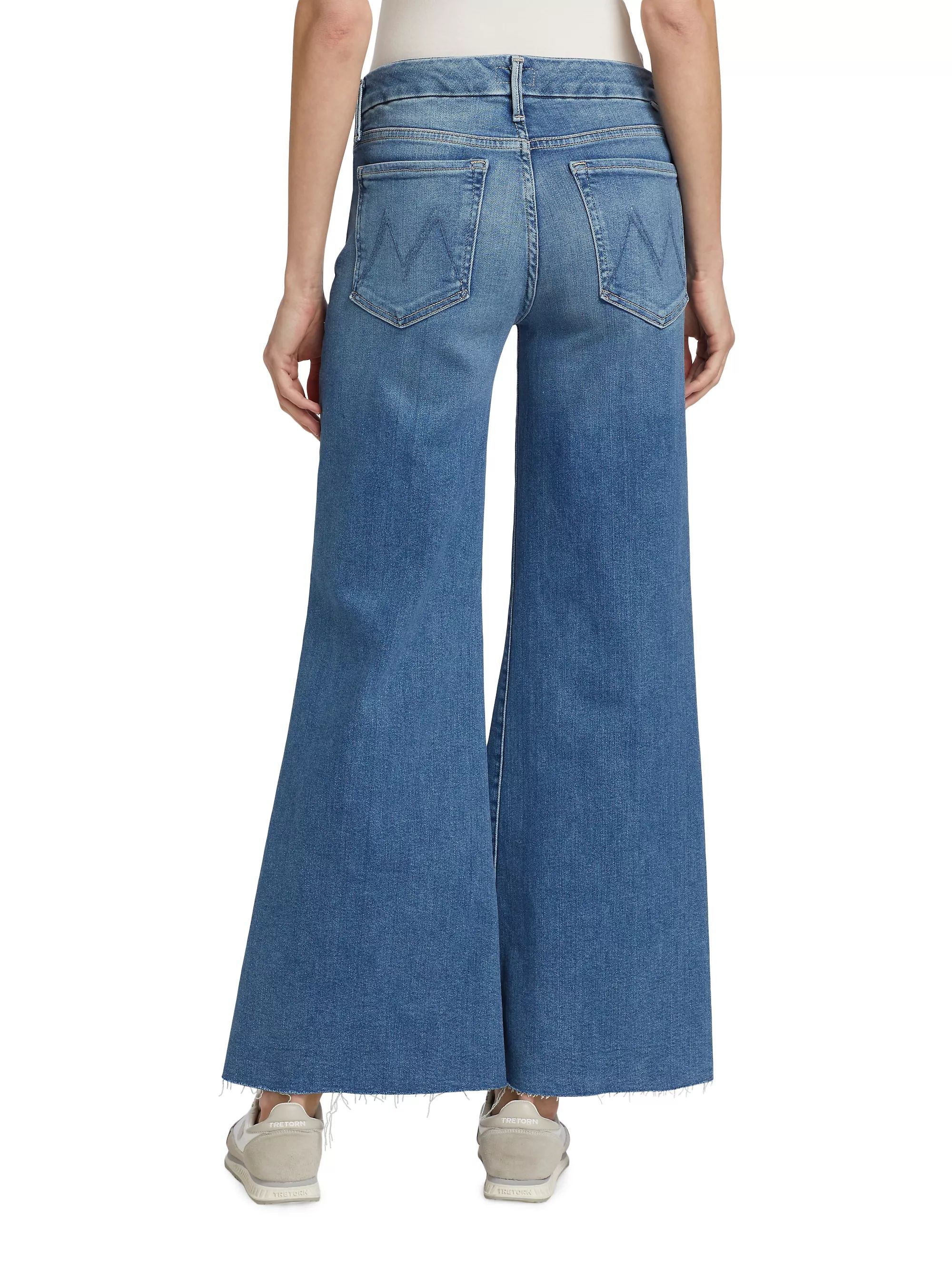 The Roller Mid-Rise Wide-Leg Jeans | Saks Fifth Avenue