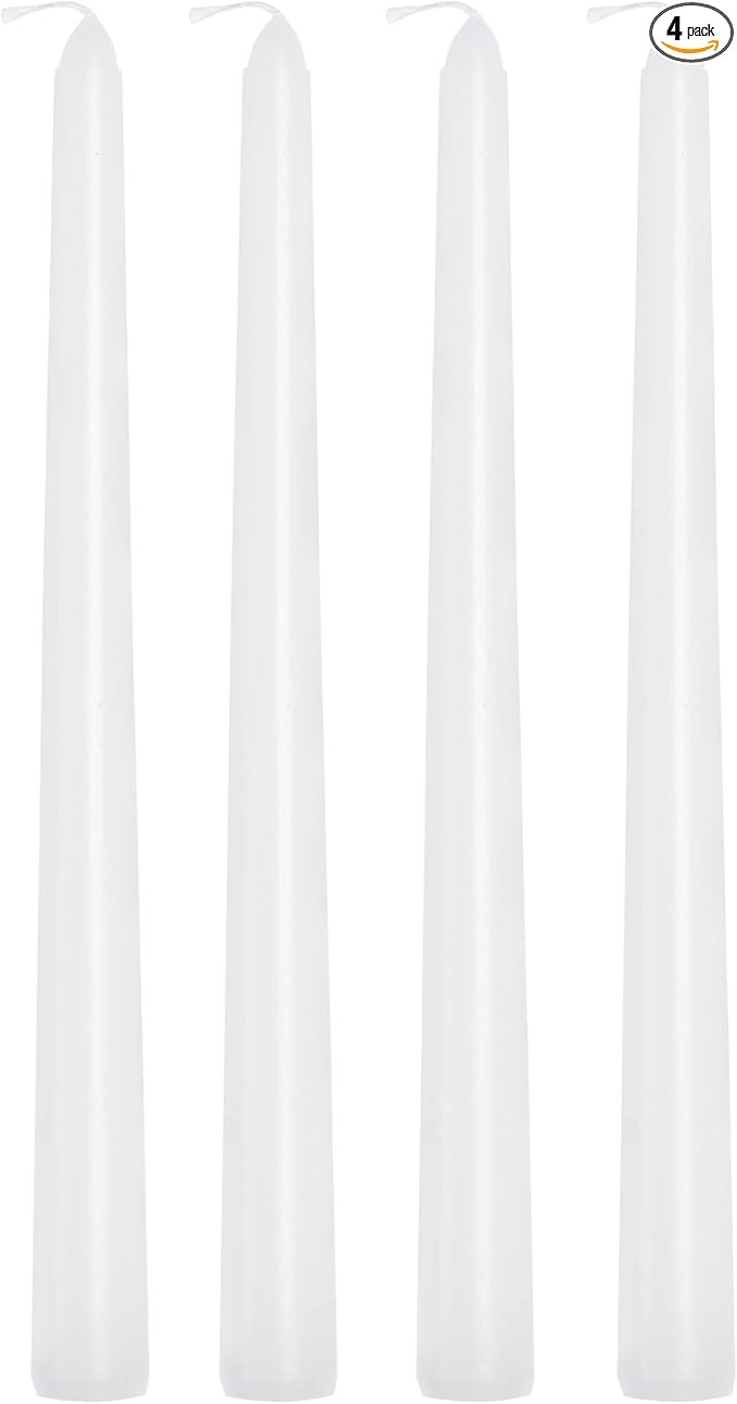 Dawhud Direct Scented Taper Candle Set - Smokeless Long Wax Candles - Colored Taper Candles - Gra... | Amazon (US)