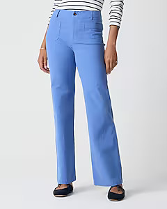 Lizzie high-rise patch-pocket wide-leg pant | J.Crew Factory