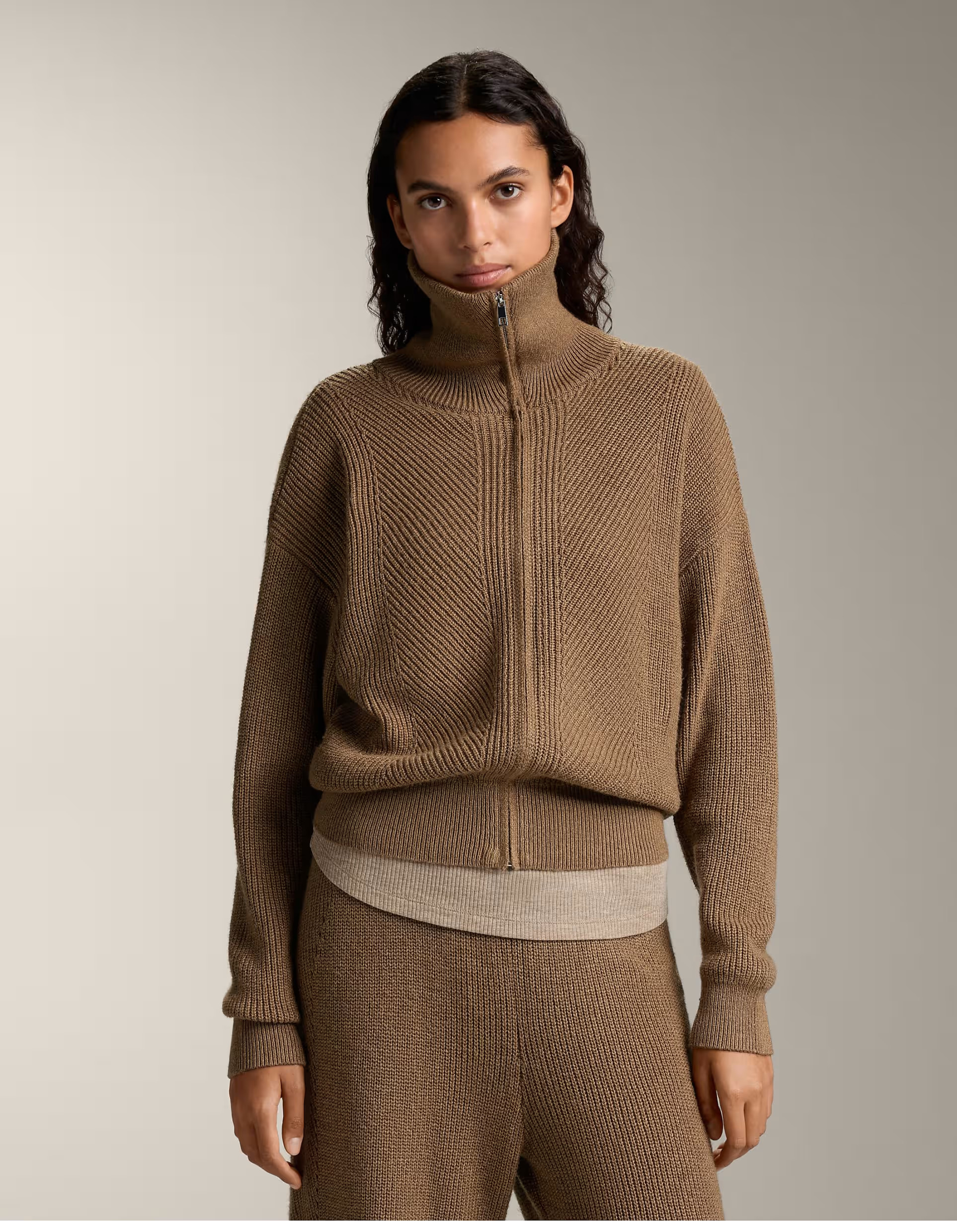 OYSHO Knit jacket with lapel collar in yellow | ASOS | ASOS (Global)