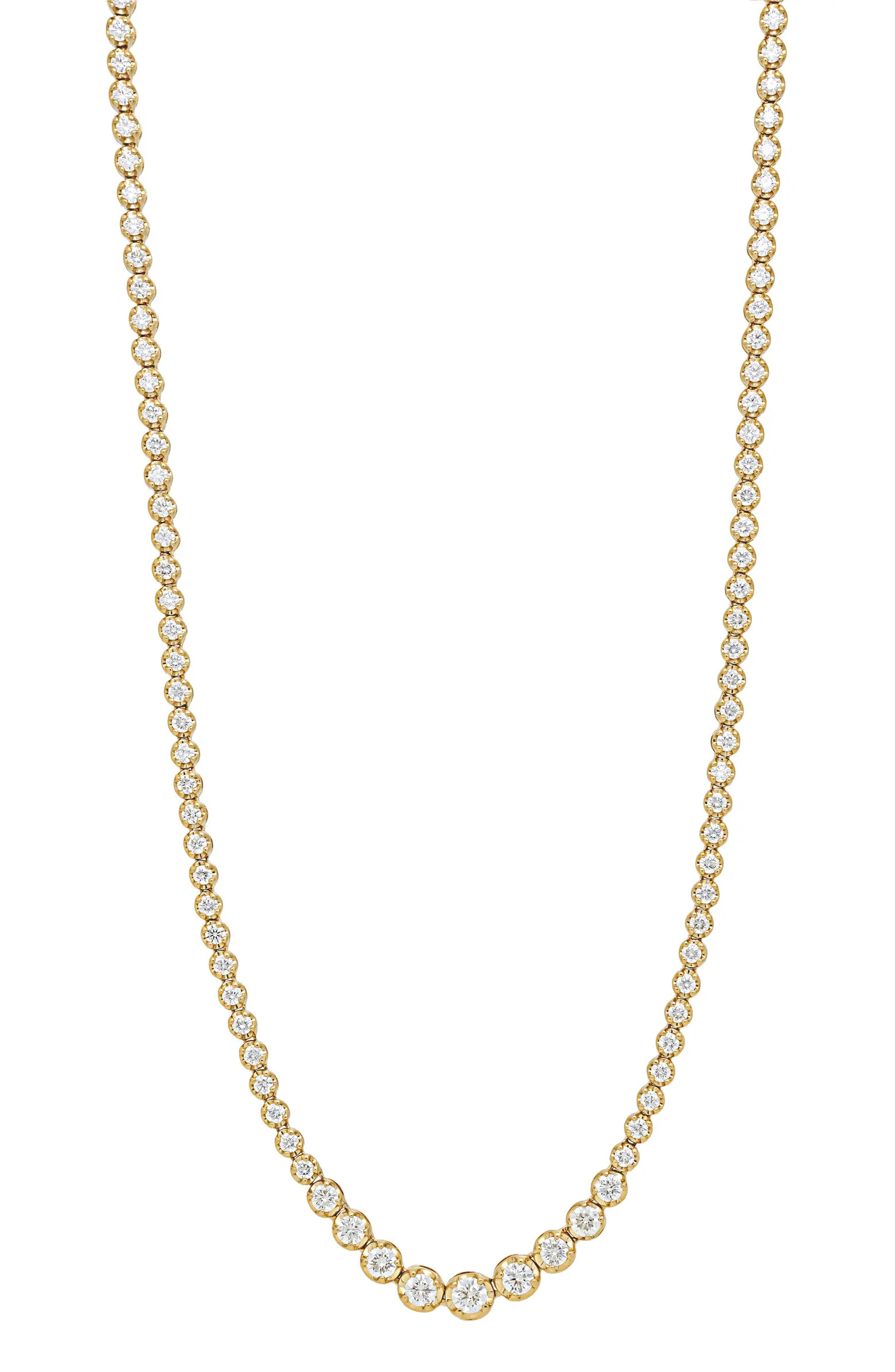 Audrey Diamond Tennis Necklace | Nordstrom