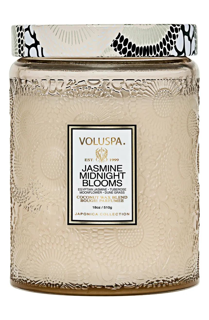 Jasmine Midnight Blooms Large Jar Candle | Nordstrom