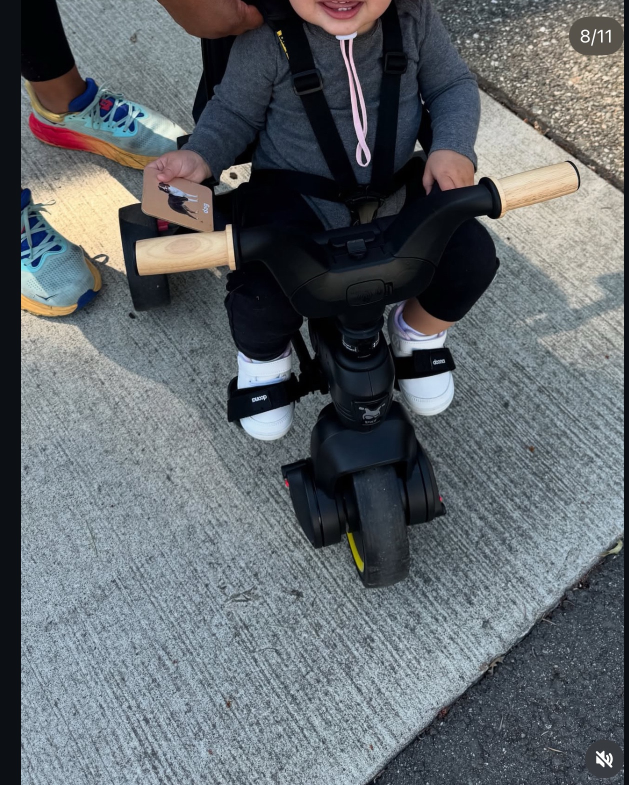 Gali girl looooves her Doona Trike! 