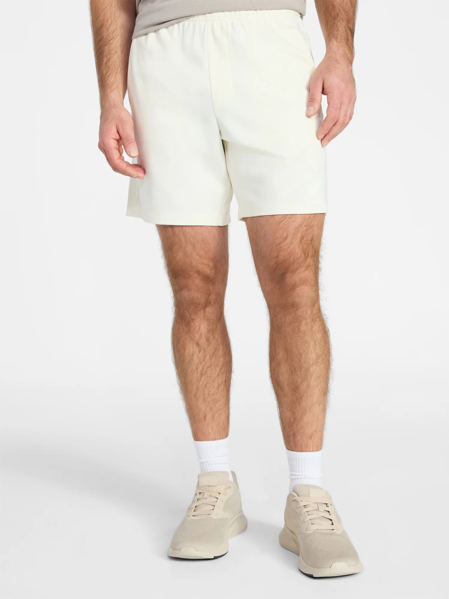 Athletic Works Men's and Big Men's Ponte Knit Shorts, Sizes XS-5XL | Walmart (US)