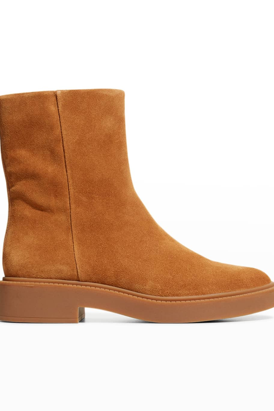 Vince Kady Suede Zip Moto Booties | Neiman Marcus