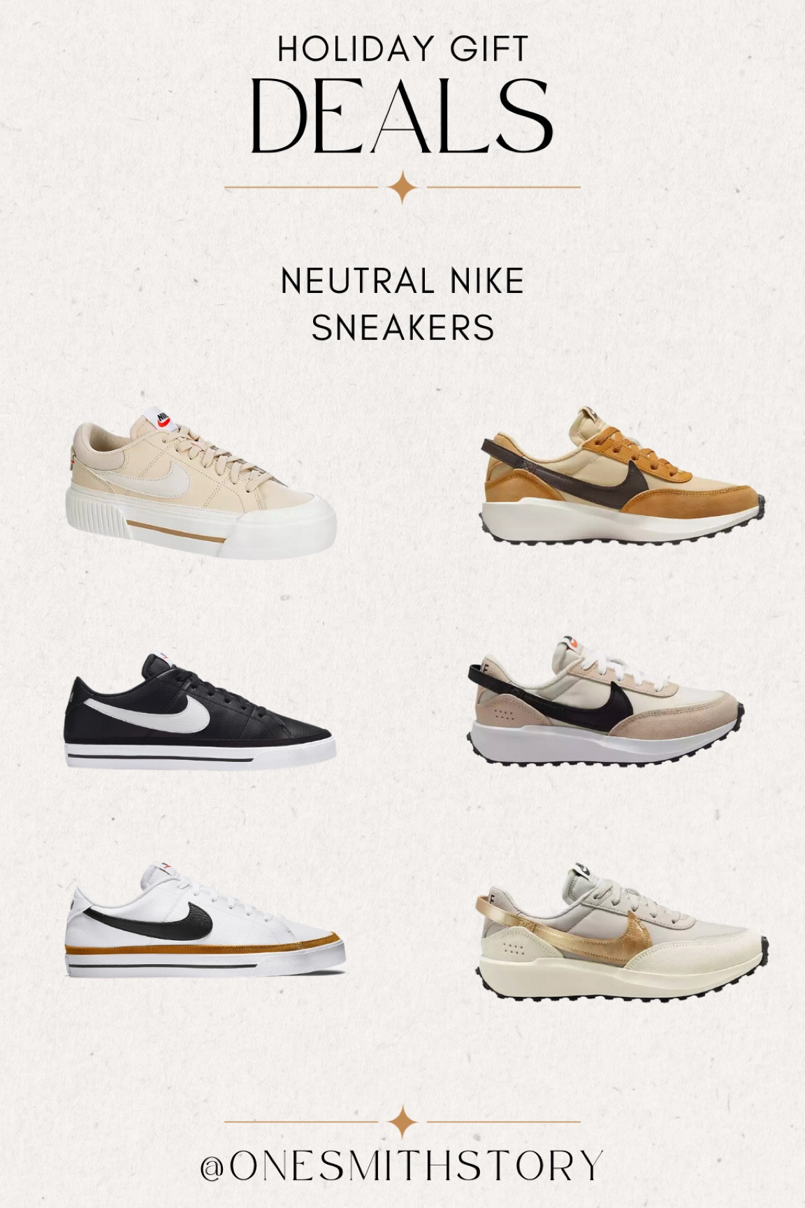 Neutral Nike sneakers on sale for Black Friday 

#LTKfindsunder50 #LTKCyberWeek #LTKsalealert