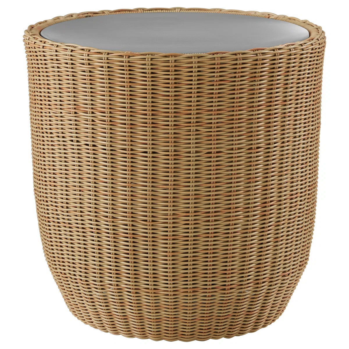 Cambelle 20" W x 20" D Weather Resistant Steel Round Side Table | Wayfair North America