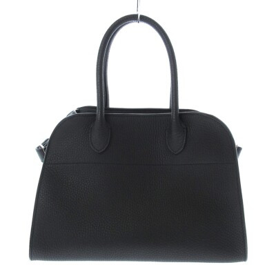 Auth THE ROW Soft Margaux 10 W1190 L133 Black Soft Grain Calf - Women's Handbag | eBay US