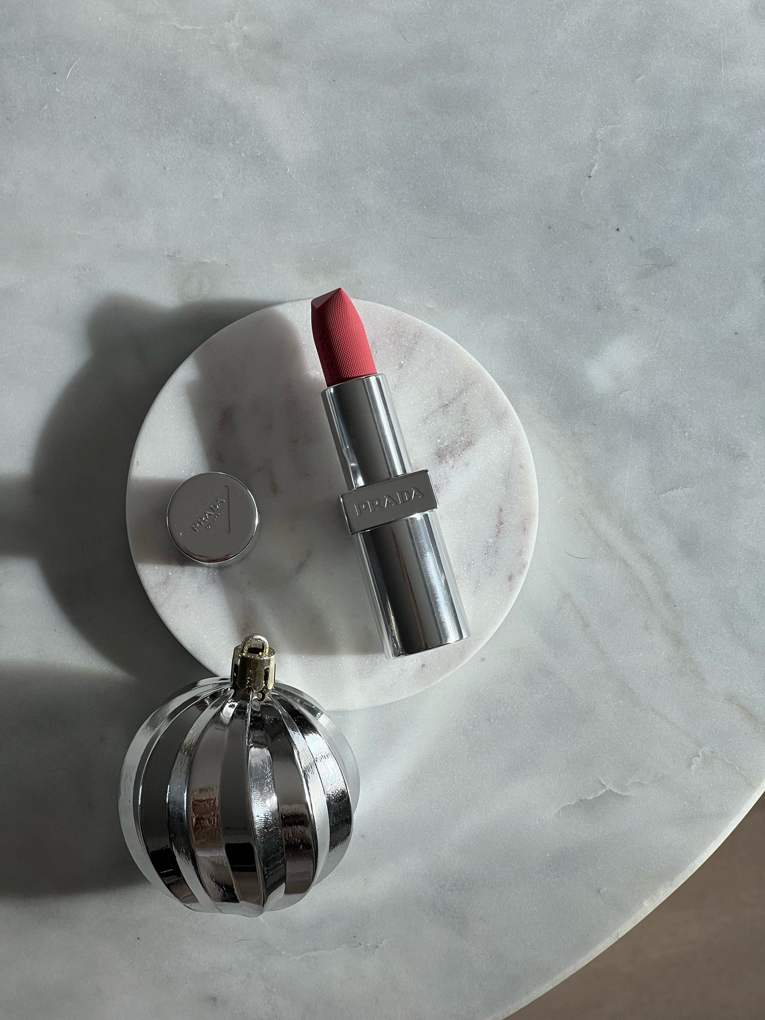 PRADA BEAUTY
Prada Monochrome Soft Matte Blur Lipstick

8:53 1
‹ Q ABOUT THE PRODU... O
What it is: A refillable, soft matte lipstick that delivers buildable coverage, lightweight feel, and a diffused matte finish that lasts up to six hours.
Formulation Type: Lipstick
Highlighted Ingredients:
- Jojoba Oil: Sooths and hydrates.
- Bifidus Extract: Helps strengthen the lip barrier.
What Else You Need to Know: This lipstick is formulated with Micro-Fit™ Technology, glides on seamlessly, and feels weightless all day long. The shades are made with a white base and only three pure color pigments to replicate the luminosity of Prada nylon fabric in soft, diffused colors designed to flatter a range of skin tones.

#prada #pradalipstick

#LTKGiftGuide #LTKFindsUnder50 #LTKBeauty