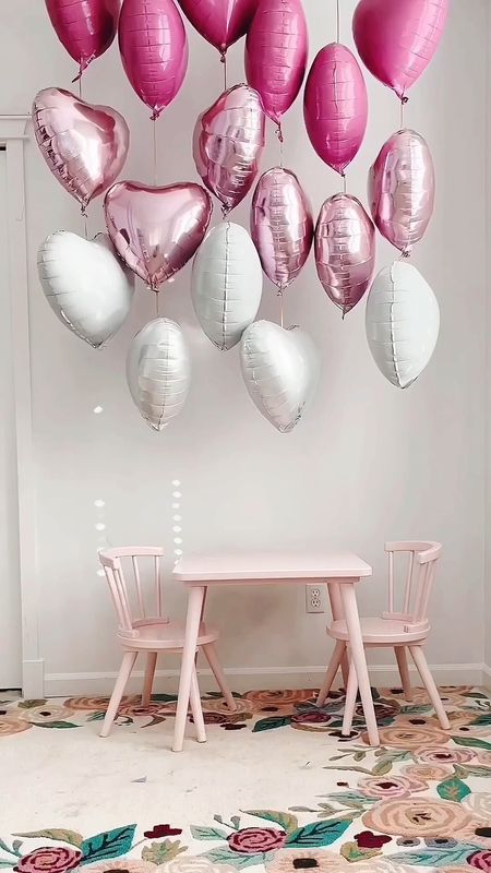 Turning ordinary 💗balloons into extraordinary ✨🫶🏻Heart Balloon Chandelier by Mama Jots (full demo) using all the supplies below for a special at home celebration✨(My balloons are party city though I’ve also used the following brands in the past👇🏻

#LTKSeasonal #LTKVideo #LTKparties