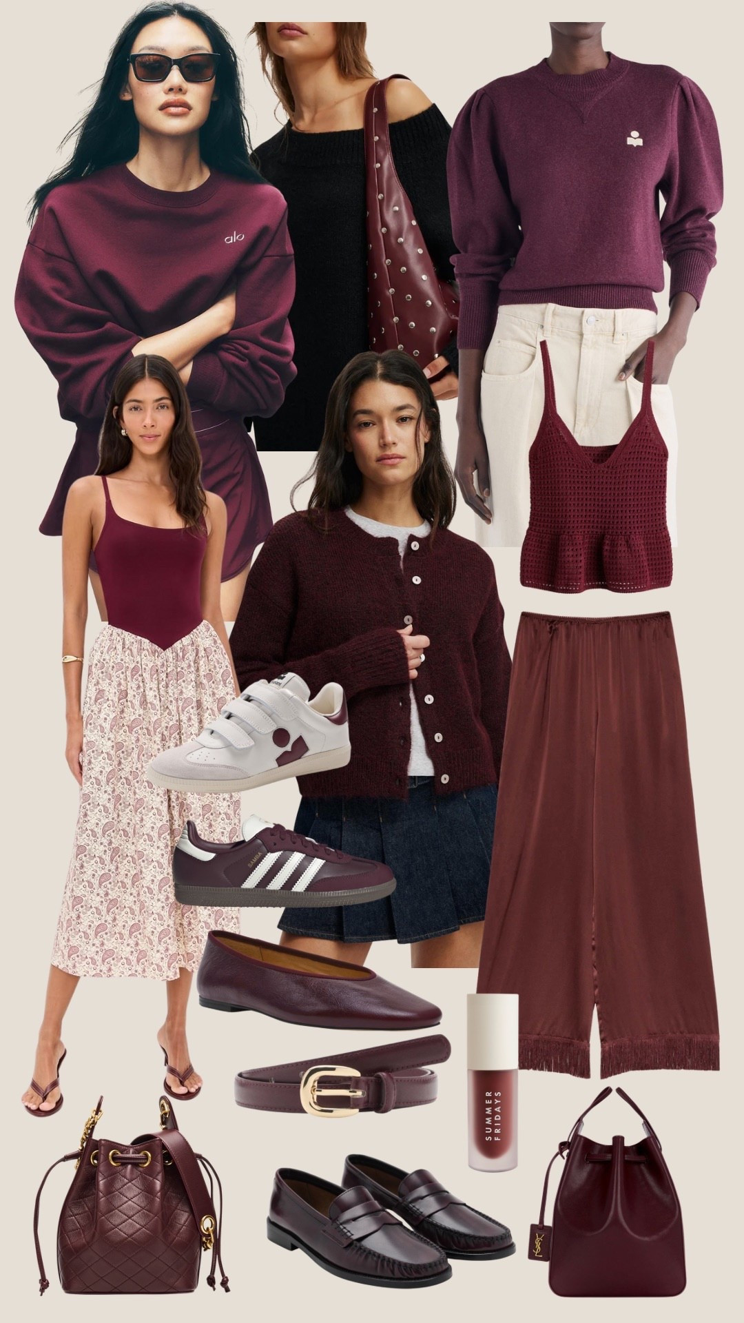 Burgundy color crush! 

#LTKFindsUnder100 #LTKSeasonal #LTKFindsUnder50