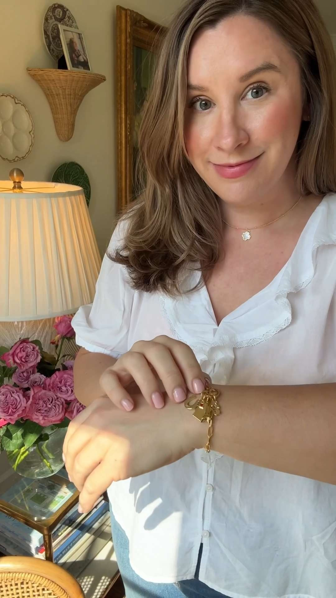 I created my own Colette charm bracelet with @brookandyork and every charm feels like a little snapshot of my life. 
There were SO many charms to choose from - It also makes a great gift (#mothersday, anyone?)
The charms I chose: ♑️ Capricorn ✈️ Suitcase for all our travels 🗼 Eiffel Tower (because I’m a francophone🤍) 🍀 Horseshoe for a little extra luck
I linked mine below!
#brookandyork #LTKStyle #CharmBracelet #PersonalizedJewelry #GiftIdeas #MothersDayGift  

 