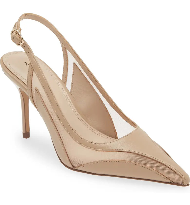 Reiss Ellie Slingback Pointed Toe Pump (Women) | Nordstrom | Nordstrom