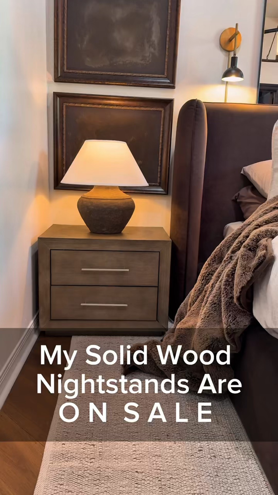 My solid wood nightstands are in sale now! 🤩 These are such a good find and have been in my brown room for a while now! ☺️ A classic ❤️

#nightstands #nightstand #sale #wayfairfind #bedroominspo #rh #rhfind #rhinspo #restorarionhardwarefind 

#LTKHome #LTKSaleAlert #LTKStyleTip