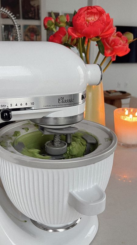 finally purchased a kitchen aid ice cream maker attachment to make matcha ice cream and i love it! 


#LTKHome
