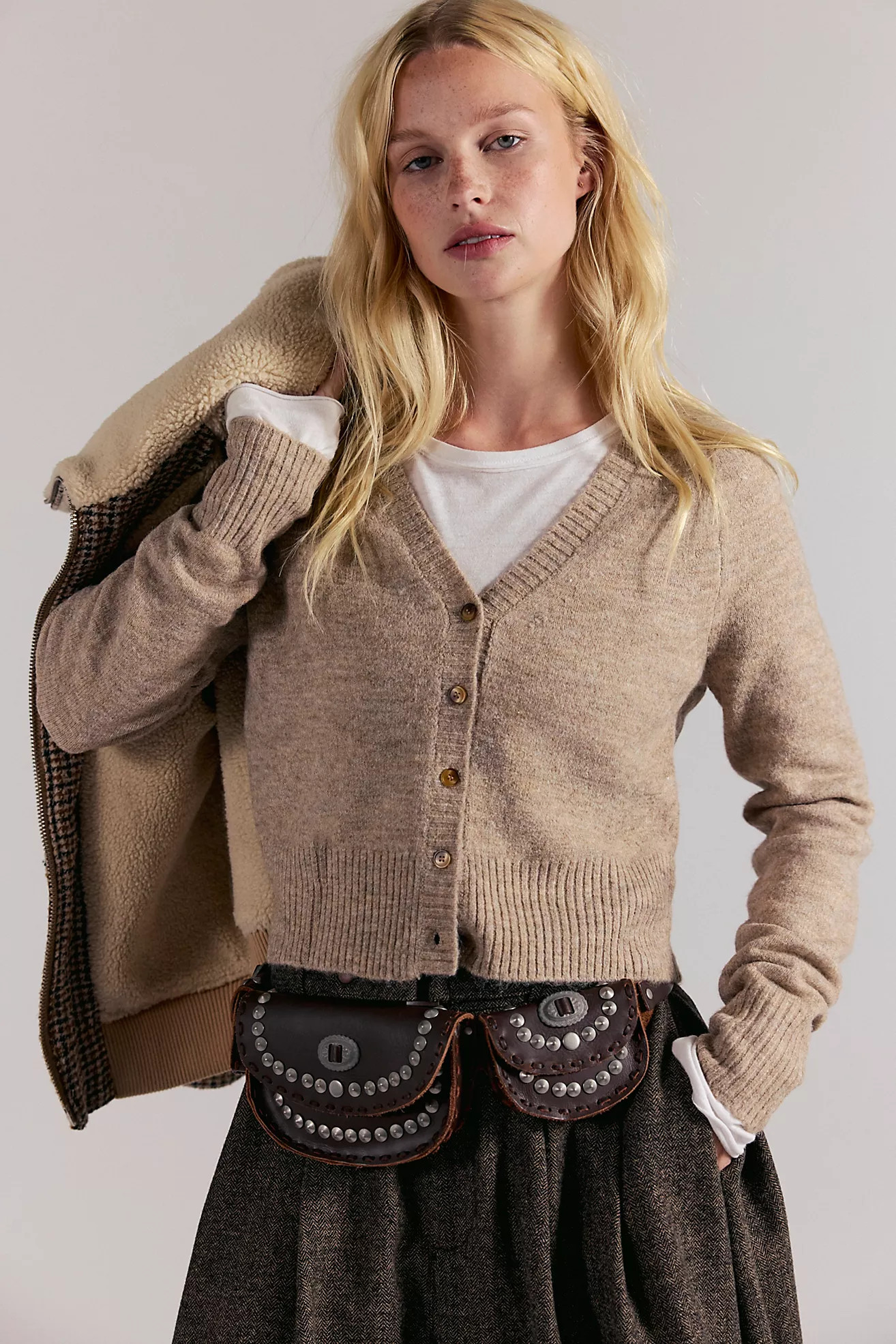 School Girl SoftSpun Cardi | Free People (Global - UK&FR Excluded)