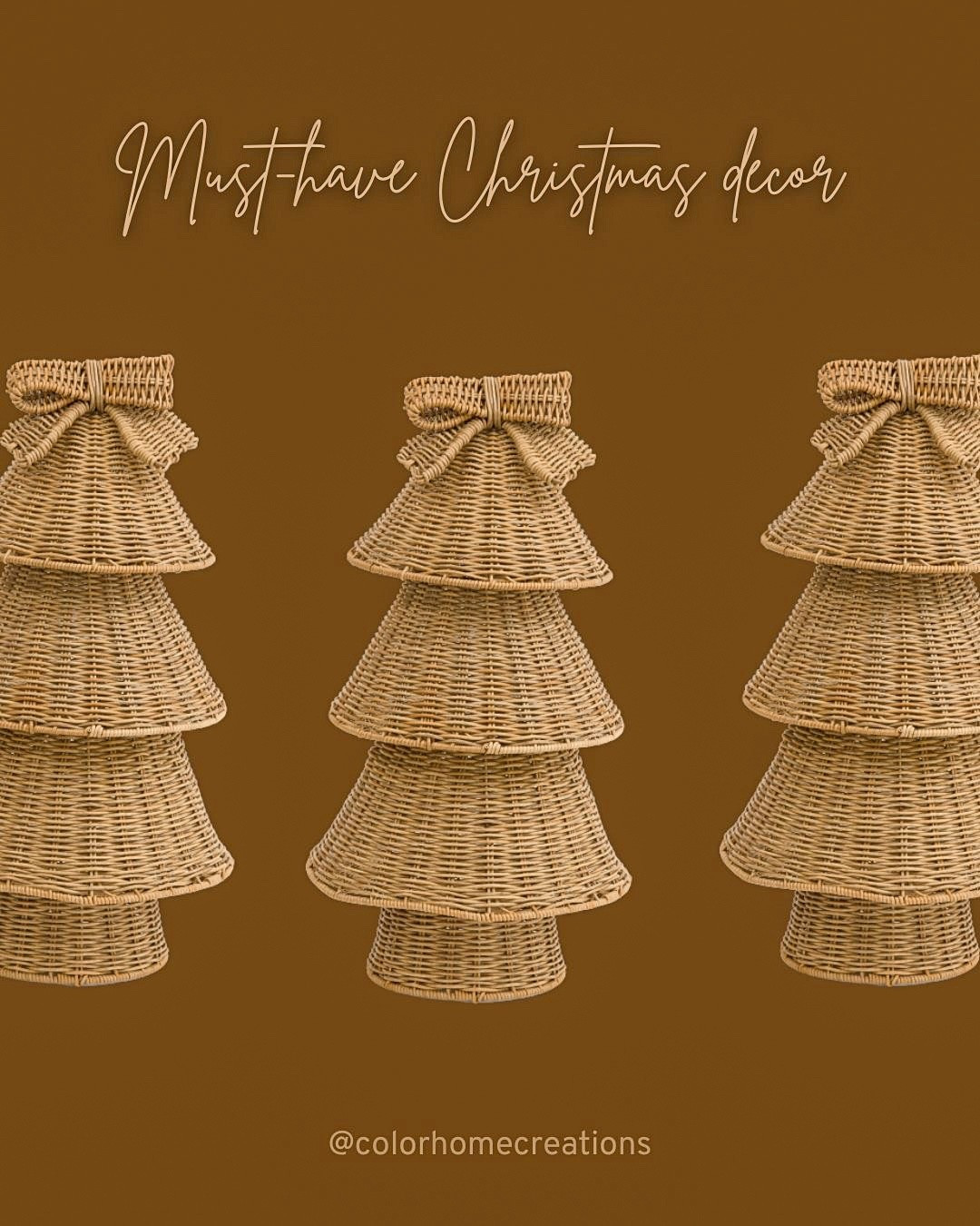 Rattan Magic for Your Holidays 🎄

#LTKFindsUnder50 #LTKSeasonal #LTKHome