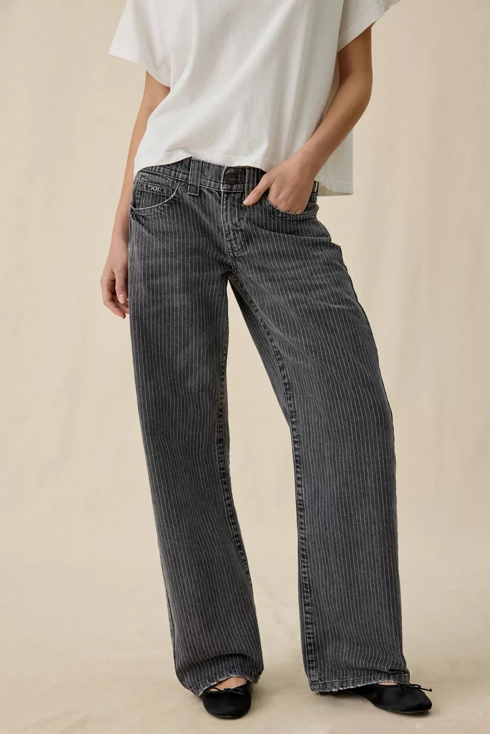 BDG Kayla Printed Low-Rise Jeans | Urban Outfitters (US and RoW)