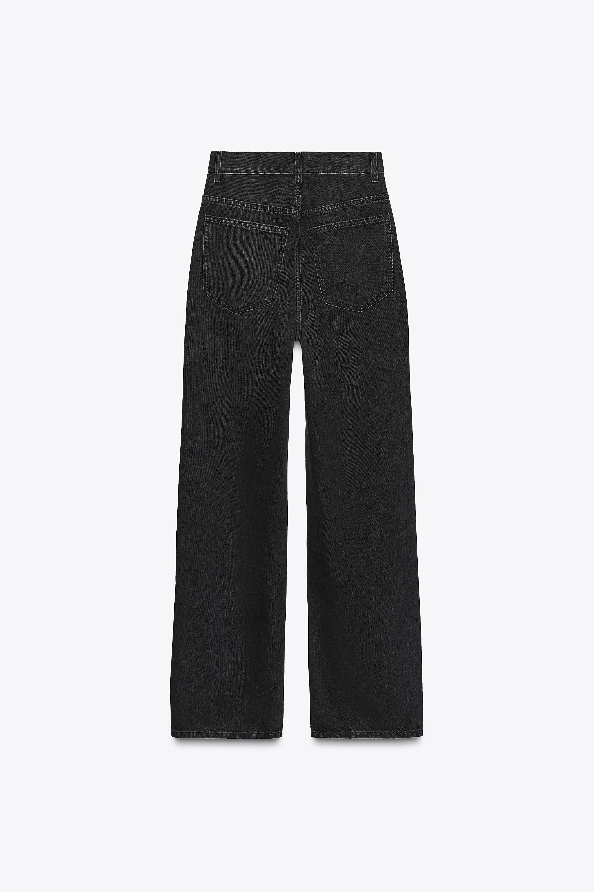 TRF HIGH RISE STRAIGHT WIDE LEG JEANS | Zara UK