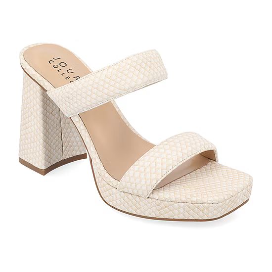 Journee Collection Womens Jaell Heeled Sandals | JCPenney