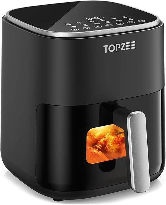 TOPZEE Air Fryer 12-in-1 with 5.5 QT Large Capacity, Compact Air Fryer, 100-400℉ Precise Heat, ... | Amazon (US)