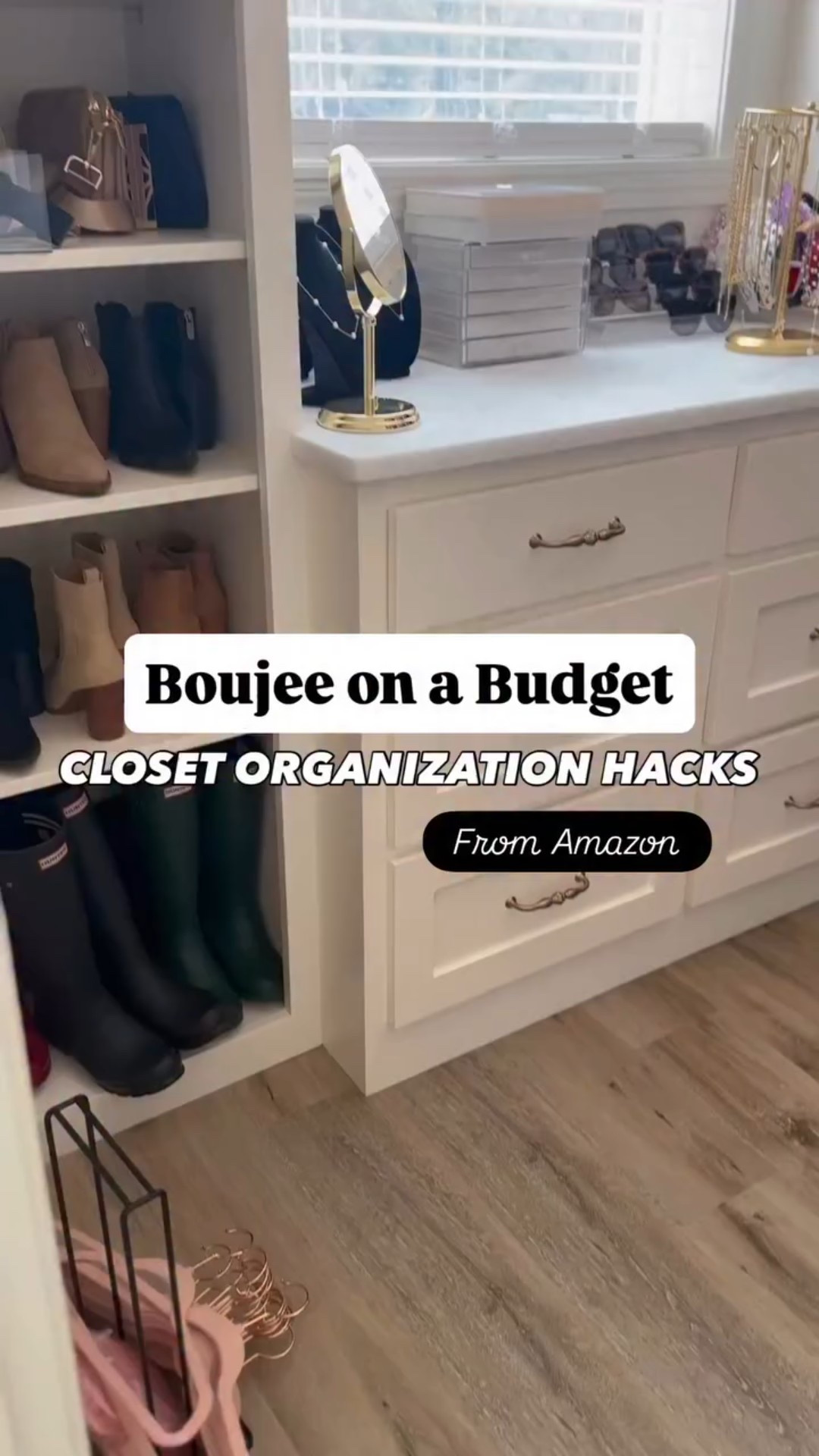 Boujee on a budget closet organization hacks from Amazon! 



I will continue sharing more home organization finds, so be sure to follow along for more! 

#amazonhome #amazonfinds #homeorganization #organizationhacks #closetorganization

#LTKHome #LTKFindsUnder50 #LTKselfcare