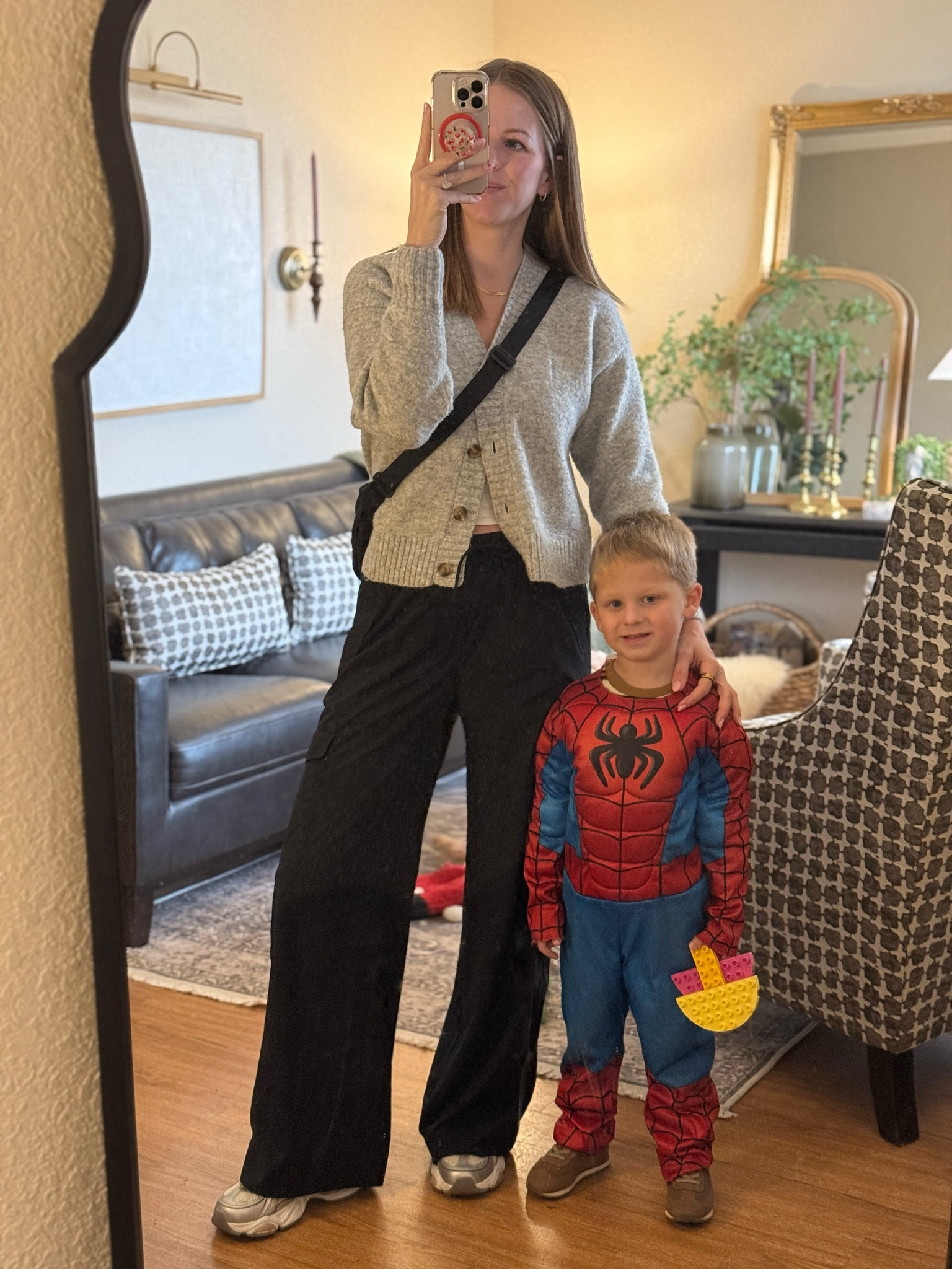 Old navy cardigan. Old navy wide leg high waisted cargo pants