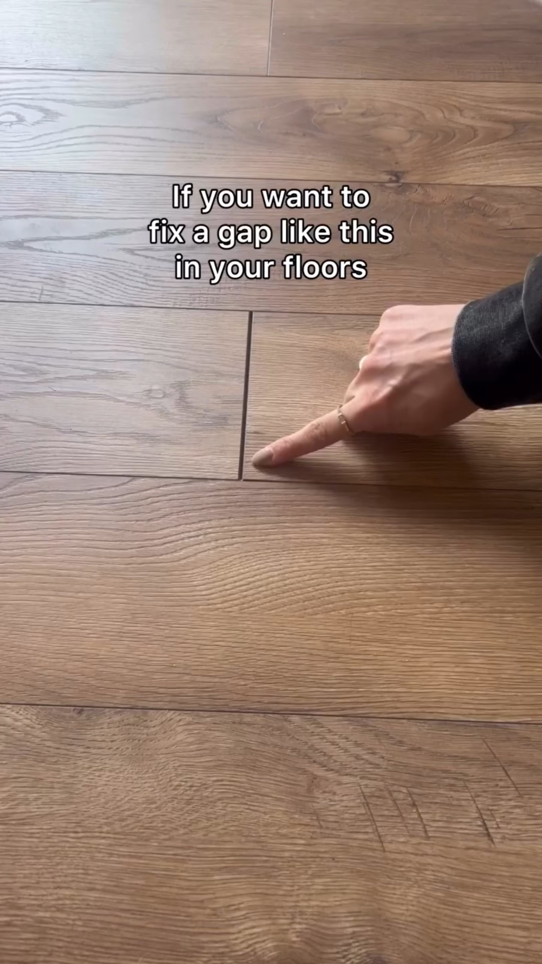 This is such a simple and easy way to fix gaps in your flooring and it doesn’t leave any damage! Just grab some double sided tape and painters tape - both linked on my Amazon storefront! 

Follow for more tips & tricks, DIY, and real life! 

#tipsandtricks #diy #diytips #itshoneydone by Kayla Cummings