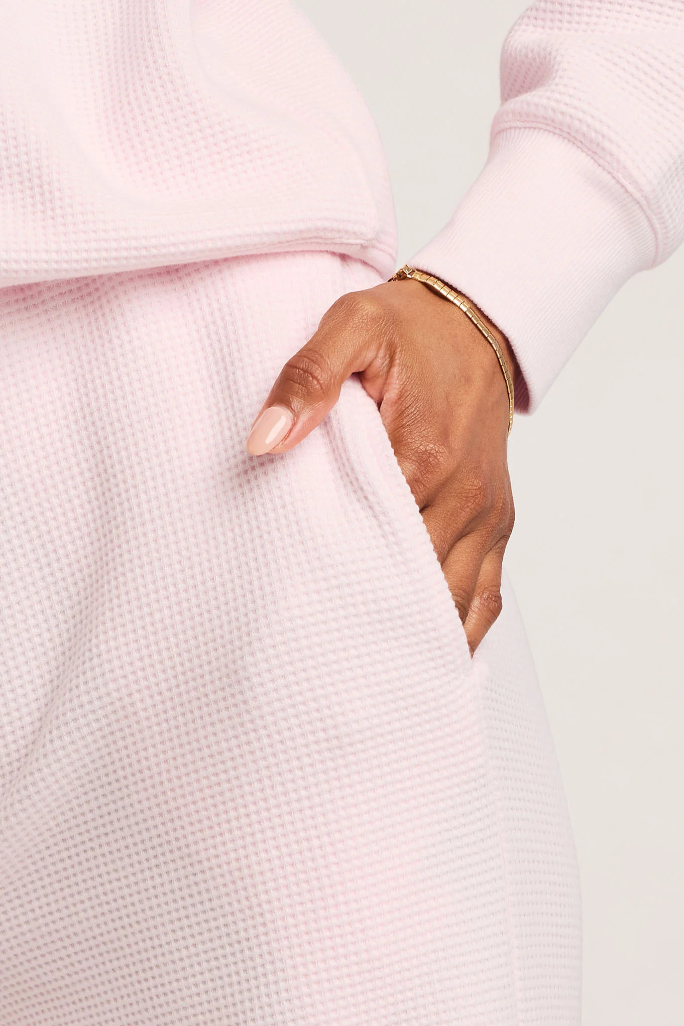 Waffle Knit Track Pant in Puff | Negative Underwear