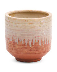 Large Glazed Ceramic Footed Planter | TJ Maxx