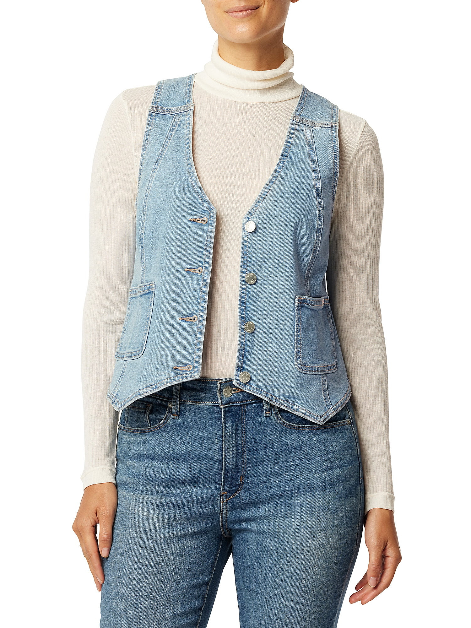 Levi Strauss Signature Women's '95 Vest - Walmart.com | Walmart (US)