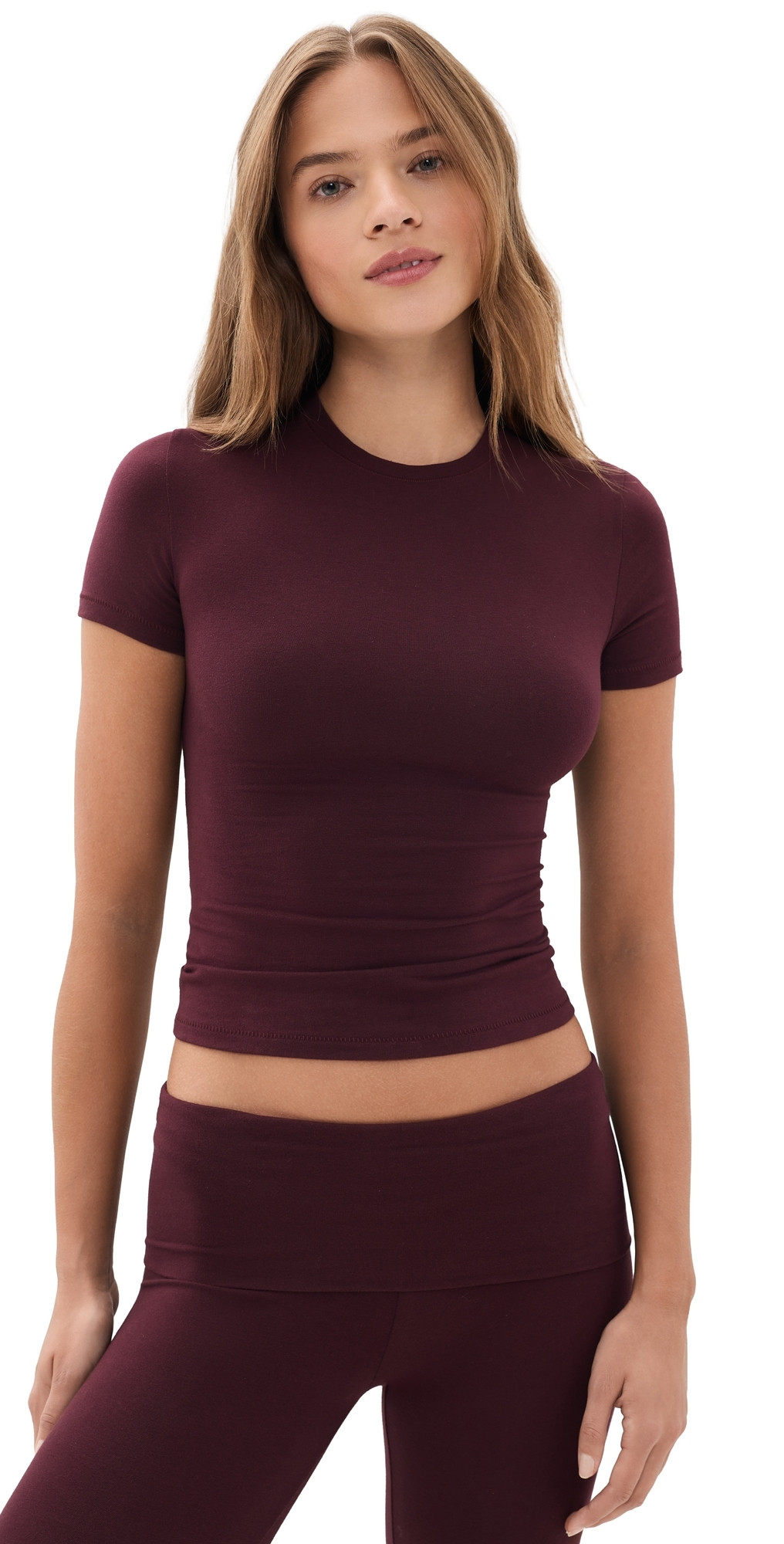 SKIMS T-Shirt Currant L | Shopbop