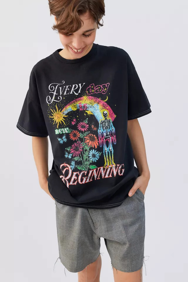 Everyday Is A New Beginning T-Shirt Dress | Urban Outfitters (US and RoW)