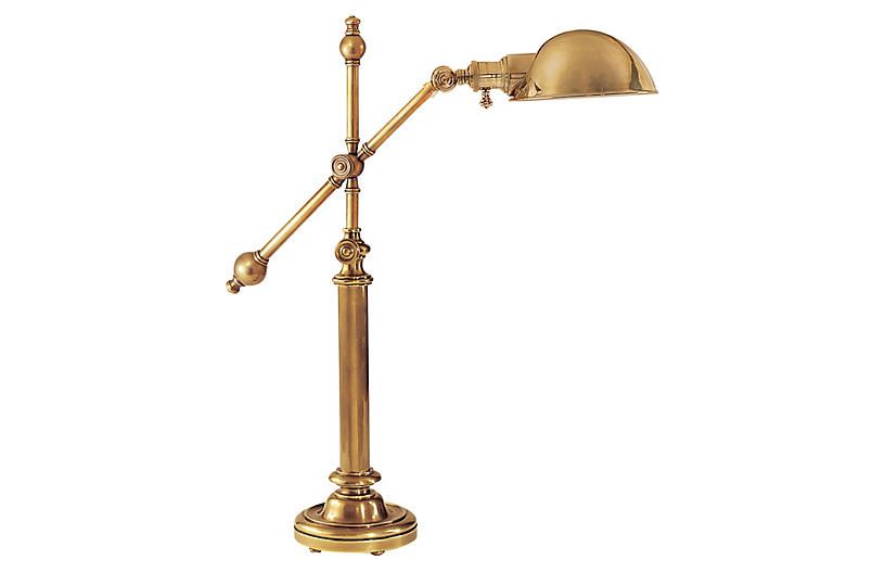 Pimlico Table Lamp - Antiqued Brass - Visual Comfort | One Kings Lane