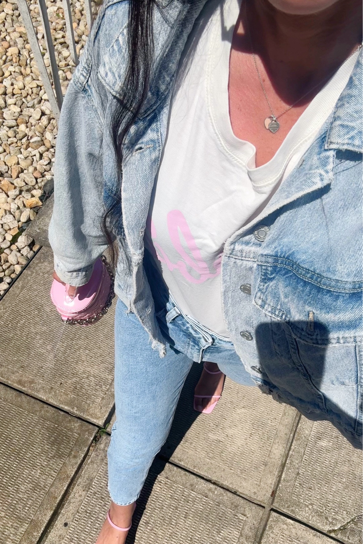 90s style fall outfit 
Linked similar Barbie tshirt and denim jacket 

#LTKFindsUnder50 #LTKStyleTip #LTKSeasonal