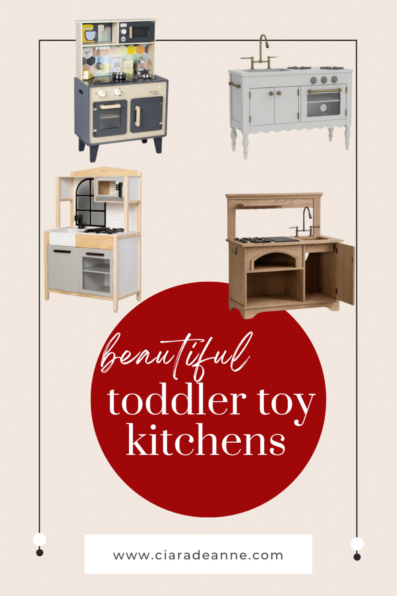Beautiful toddler kitchens that will enhance your space and not be a big eye sore. Perfect for Christmas presents!

#LTKKids #LTKFamily #LTKHoliday