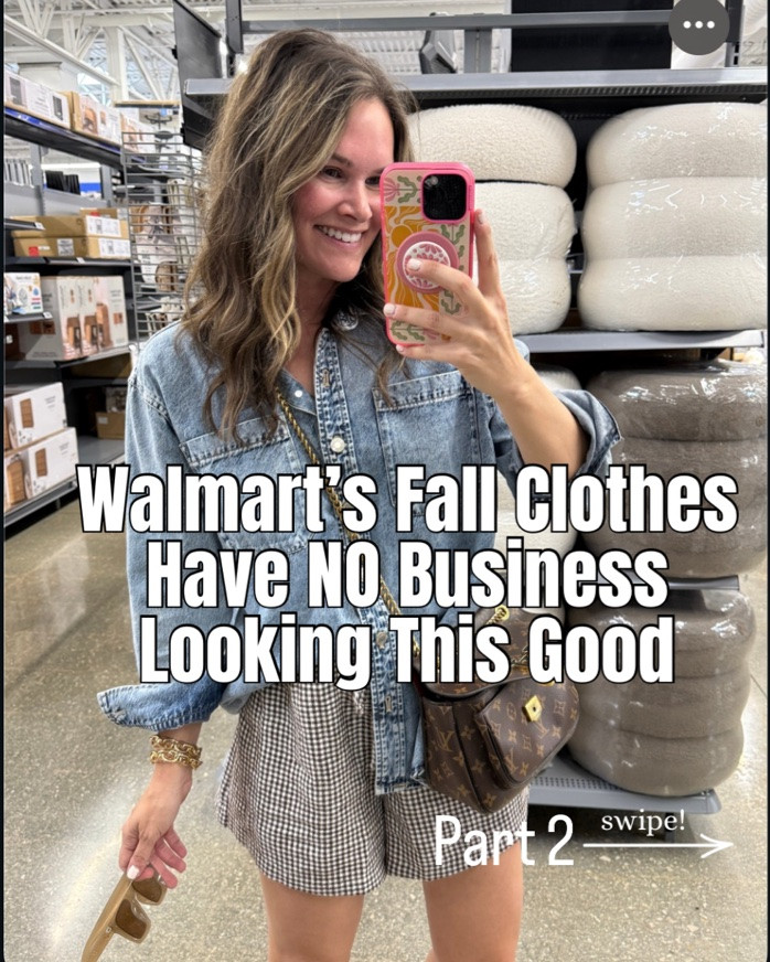 👏 Part 2! These affordable fall finds seriously look J.Crew + Madewell expensive — think cute fall outfits, easy layering pieces, denim, matching sets and closet staples you’ll wear on repeat. LIKE and Comment “WALMART FALL” and I’ll send the links 🍁 
.
#walmartfashion #fallfashion #affordabledashion

#LTKSaleAlert #LTKootd #LTKOver40