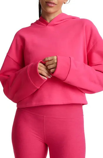 Beyond Yoga Happiness Crop Hoodie in Vivid Pink at Nordstrom Rack, Size Small | Nordstrom Rack